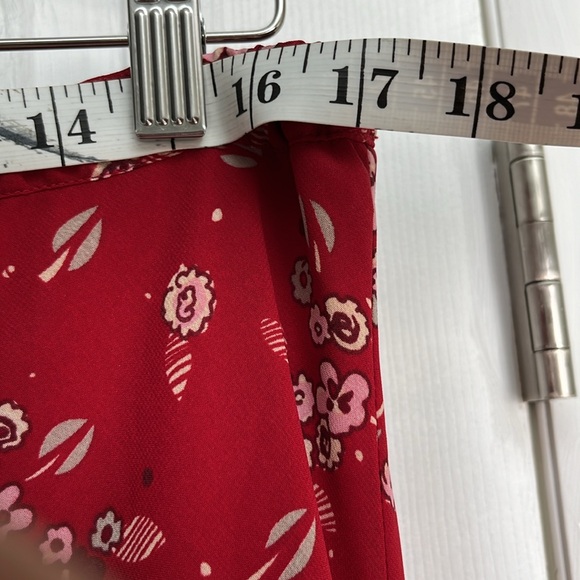 Lined Chiffon Elastic Waist Skirt  Size 14 - Picture 10 of 10